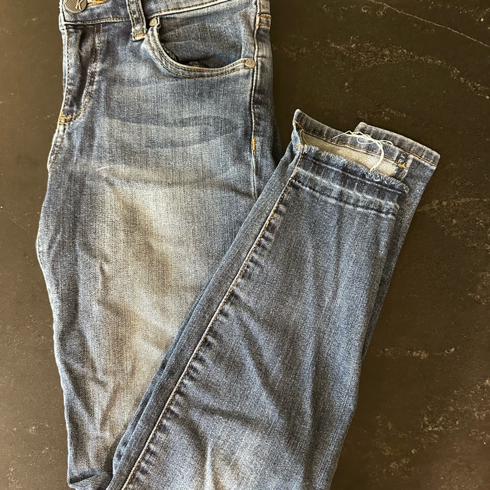 Kut from the Kloth Dark Wash Cropped Jeans